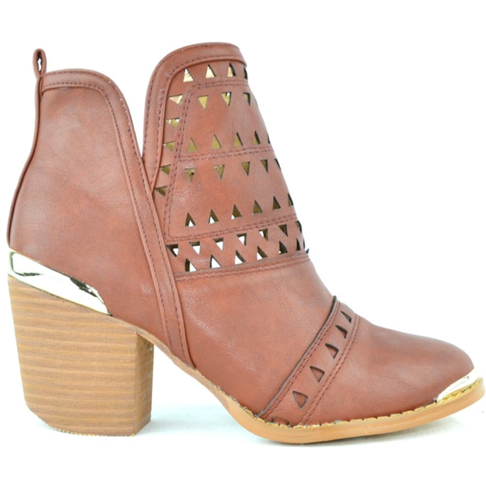 BLOCK HEELED BOOTIES